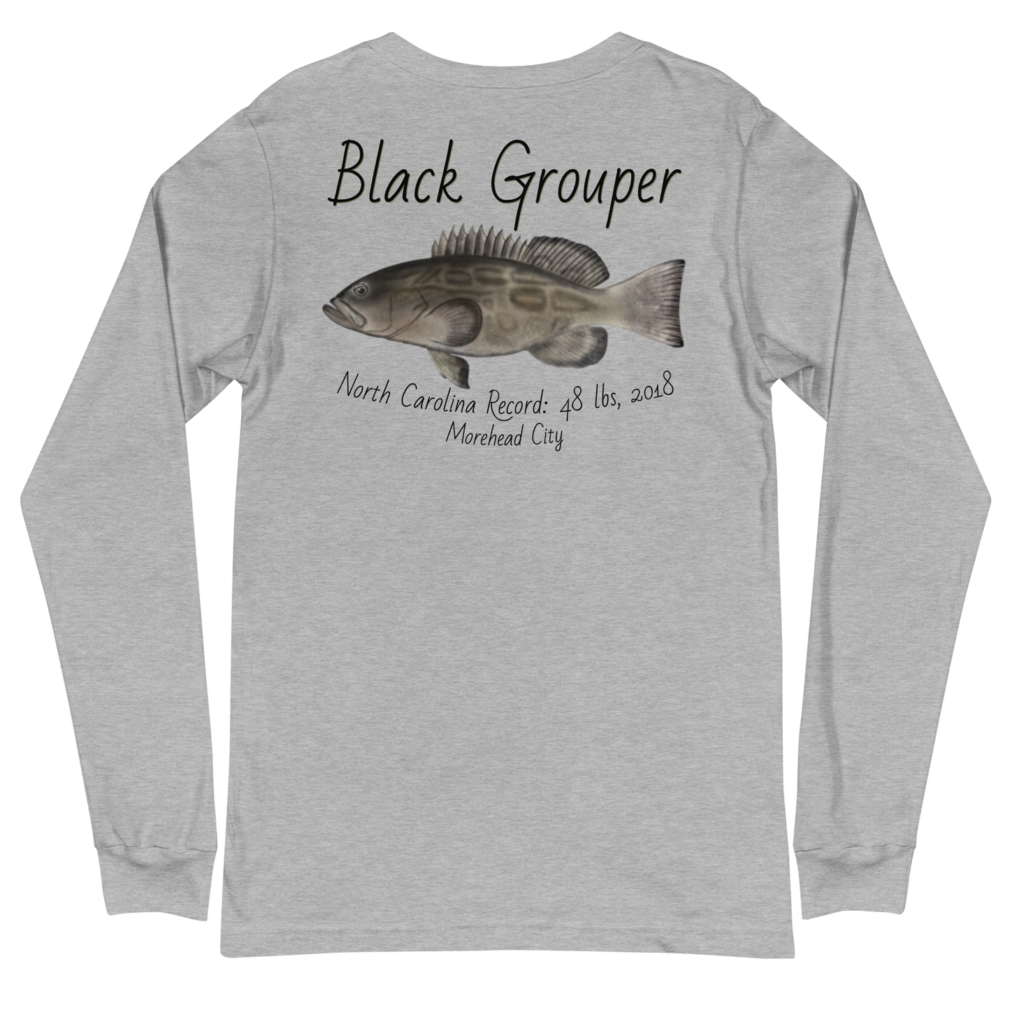 Black Grouper Long-sleeved Top