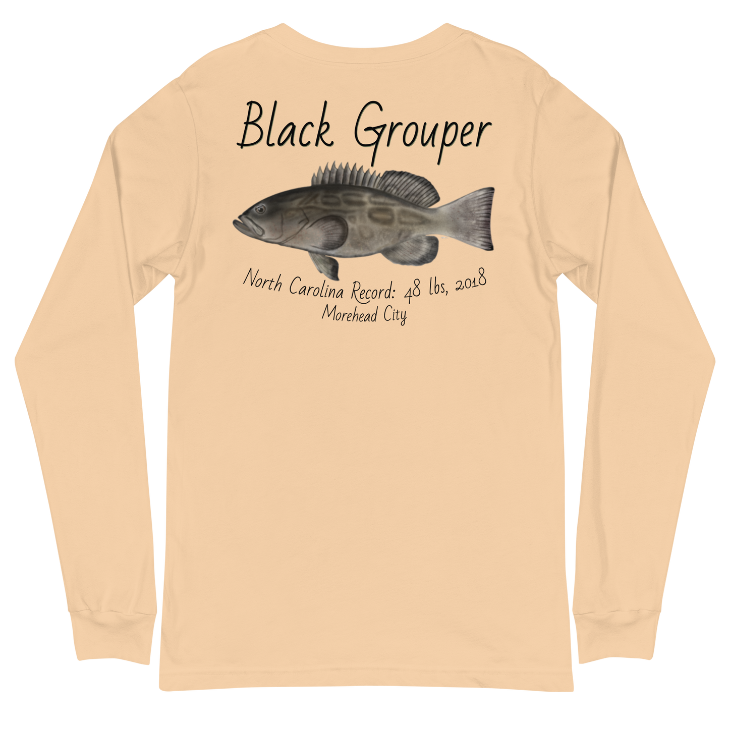 Black Grouper Long-sleeved Top