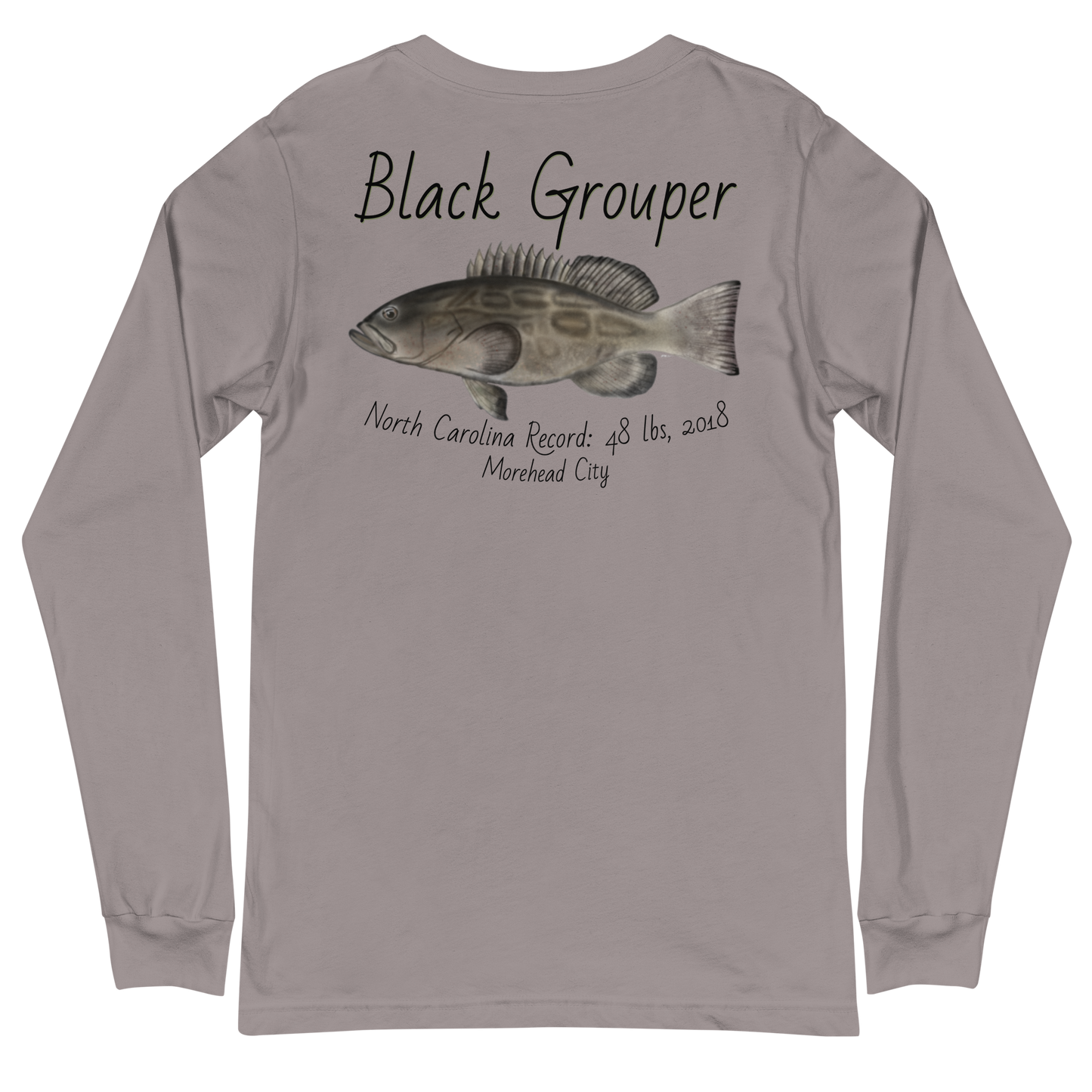 Black Grouper Long-sleeved Top