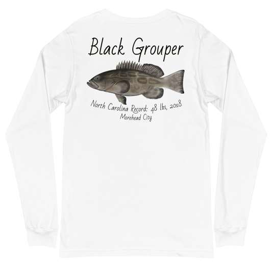 Del Mar Boys Spearfishing & Fishing T Shirts - Gray - Grouper